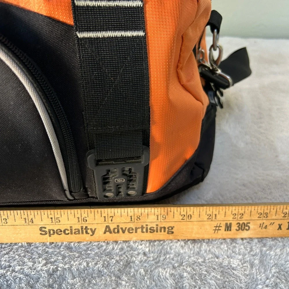 OGIO Big Dome Duffel Bag Orange Black Sigmatex Gym Travel Sports Bag Large